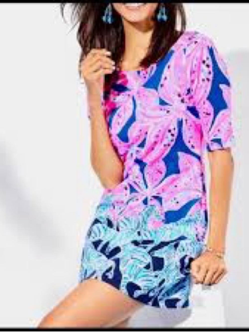 Lilly Pulitzer dress Lilah Wild child print floral zebra women’s XS